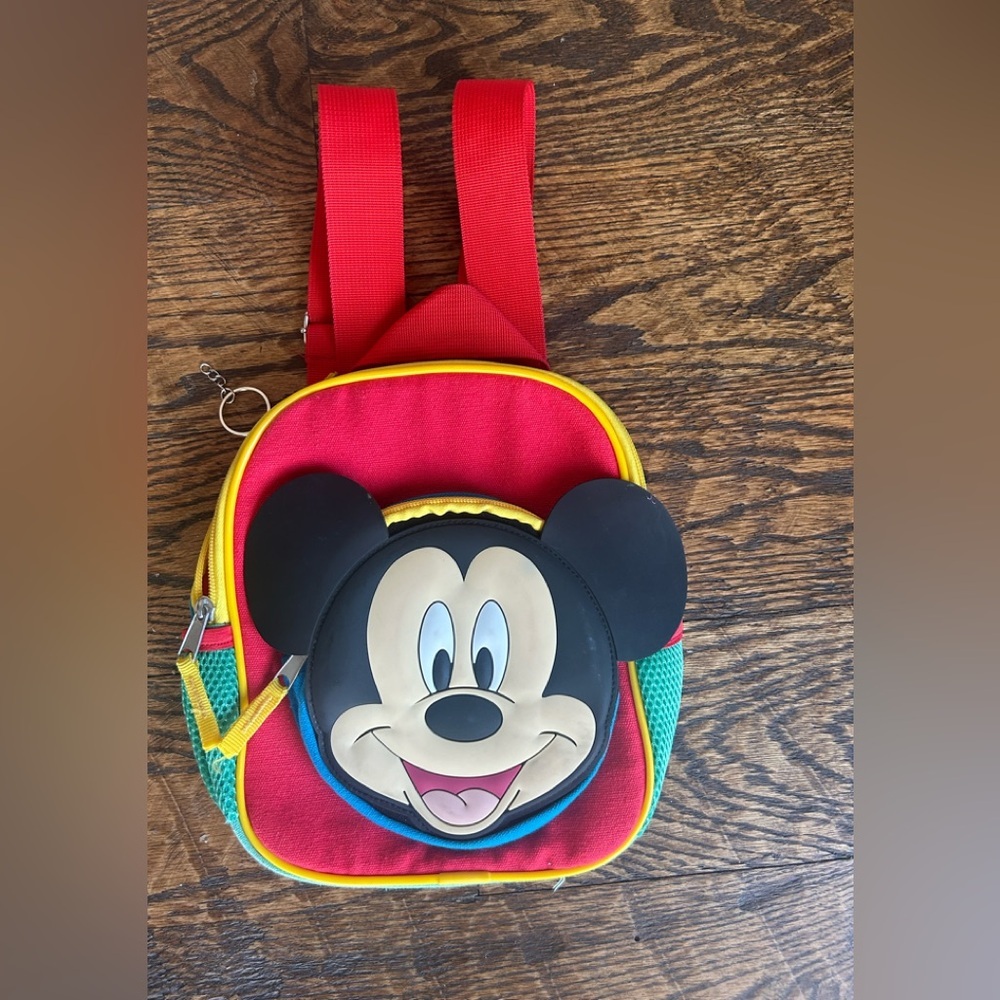 Disney Mickey Mouse Ears Mini Backpack Bookbag Adjustable Straps for Kids/Adults